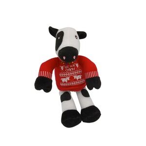 Chick-fil-A Plush Cow Eat Mor Chikin Holiday Red Sweater Stuffed Animal 2018